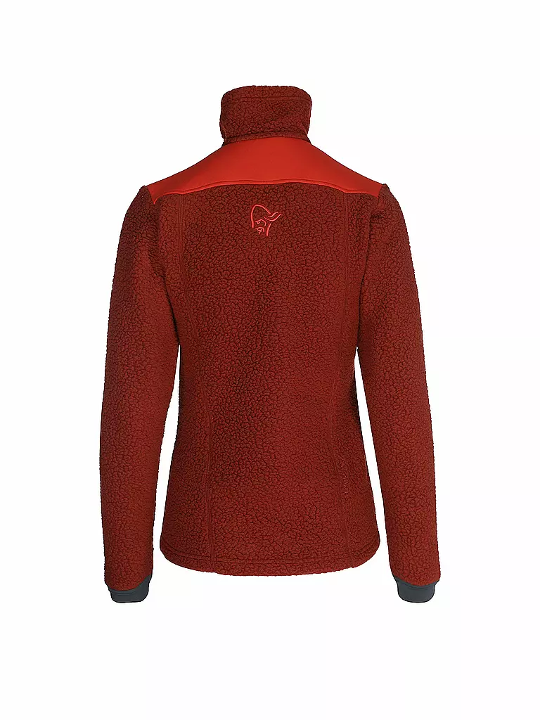 NORRØNA | Damen Fleecejacke trollveggen  Thermal Pro | rot