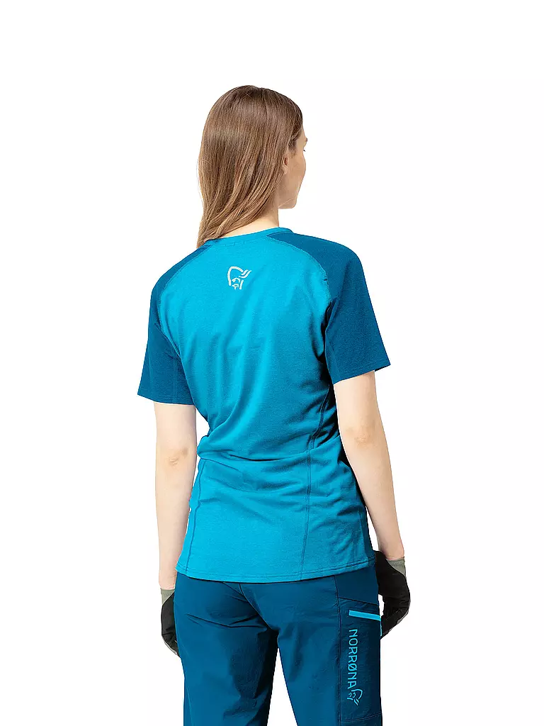 NORRØNA | Damen Funktionsshirt fjørå  equaliser lightweight | blau