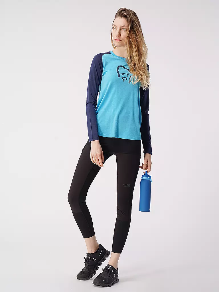 NORRØNA | Damen Funktionsshirt pureUll | blau