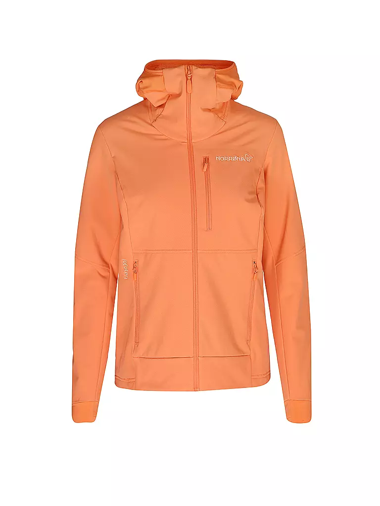 NORRØNA | Damen Isojacke Lofoten Hiloflex200 | orange