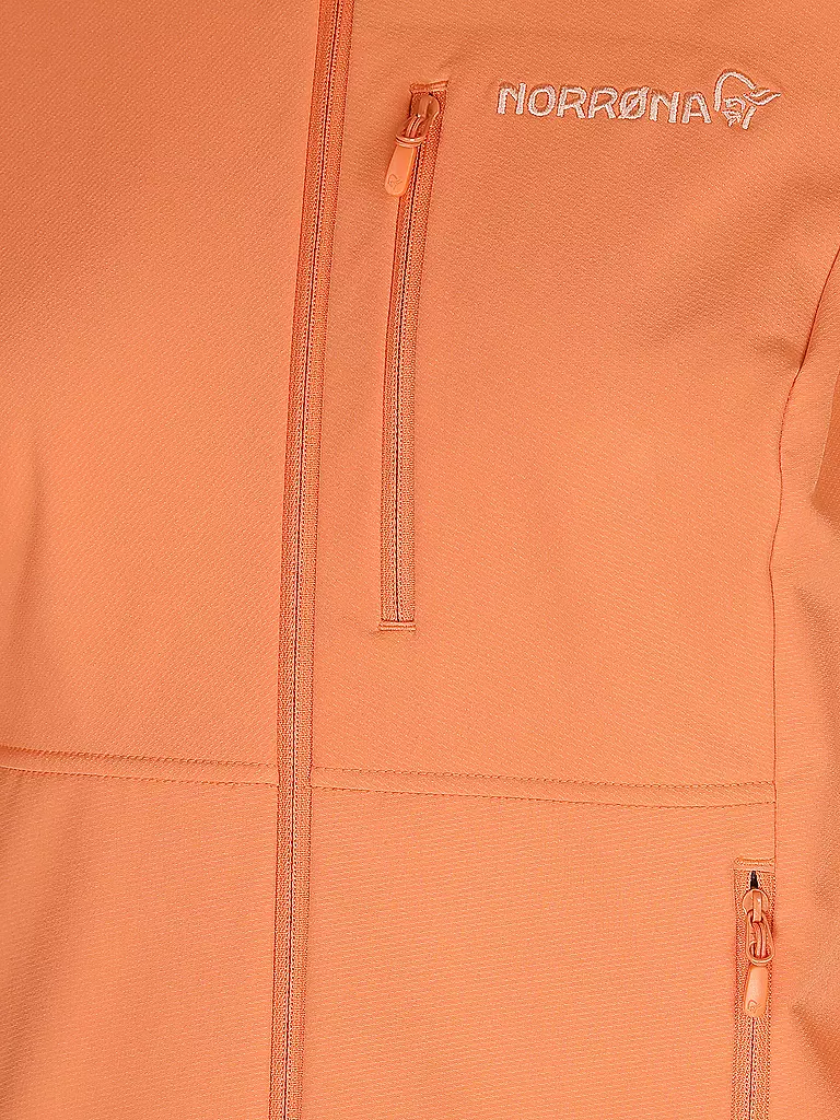 NORRØNA | Damen Isojacke Lofoten Hiloflex200 | orange
