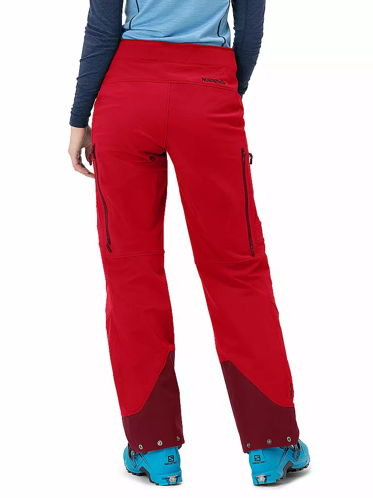 NORRØNA | Damen Tourenhose lyngen flex1 | rot