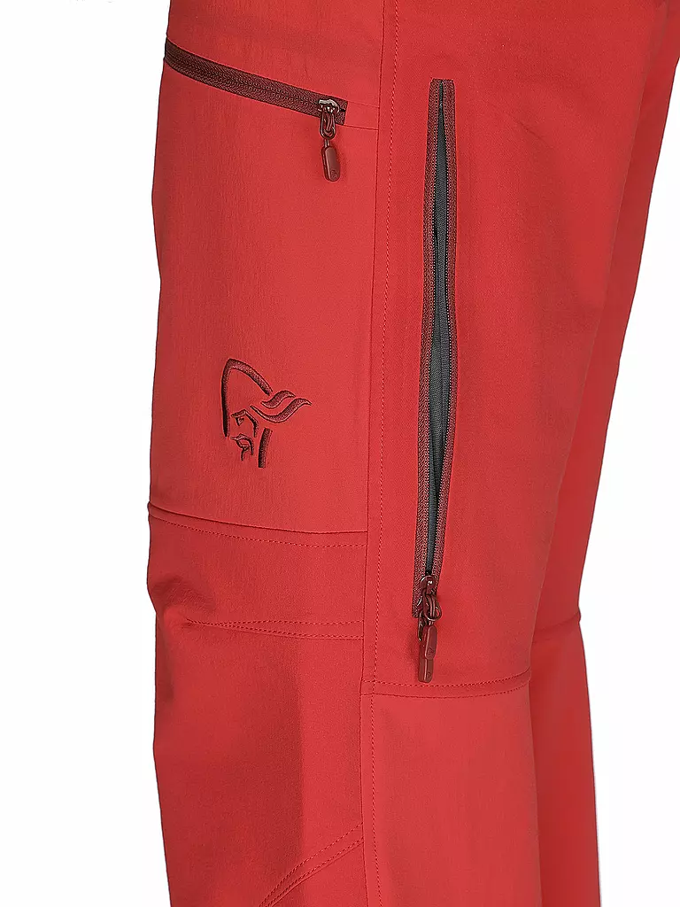 NORRØNA | Damen Tourenhose lyngen flex1 | rot