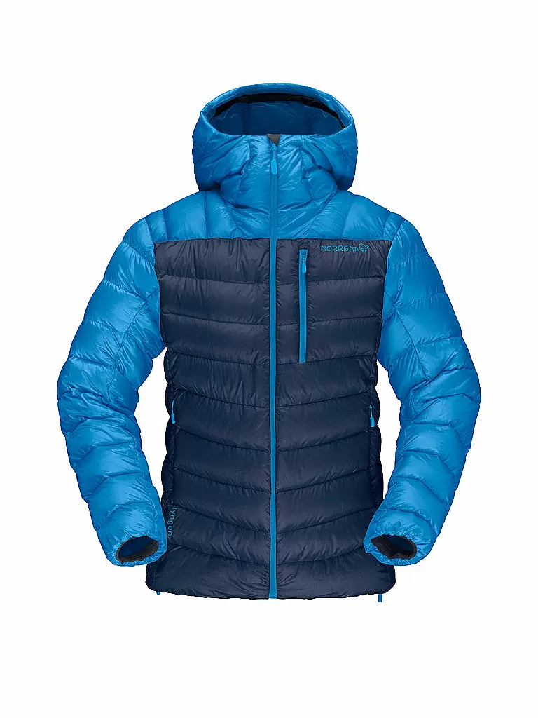 NORRØNA | Damen Tourenjacke lyngen down 850 Hoodie | blau