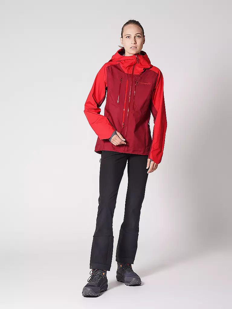 NORRØNA | Damen Tourenjacke lyngen Gore-Tex | rot