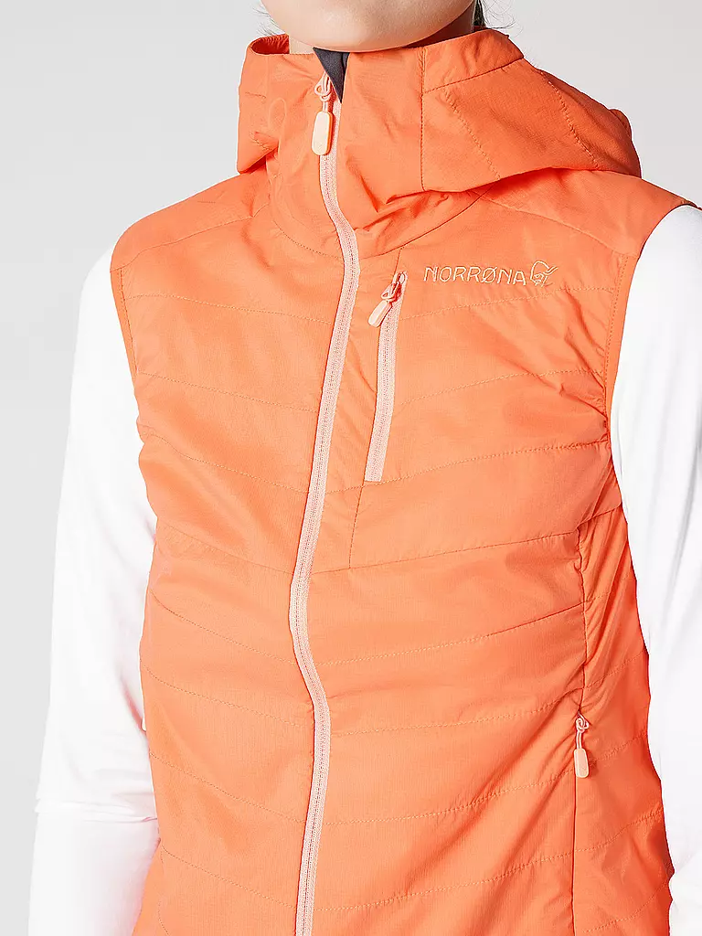 NORRØNA | Damen Tourenweste lyngen  alpha90 | orange