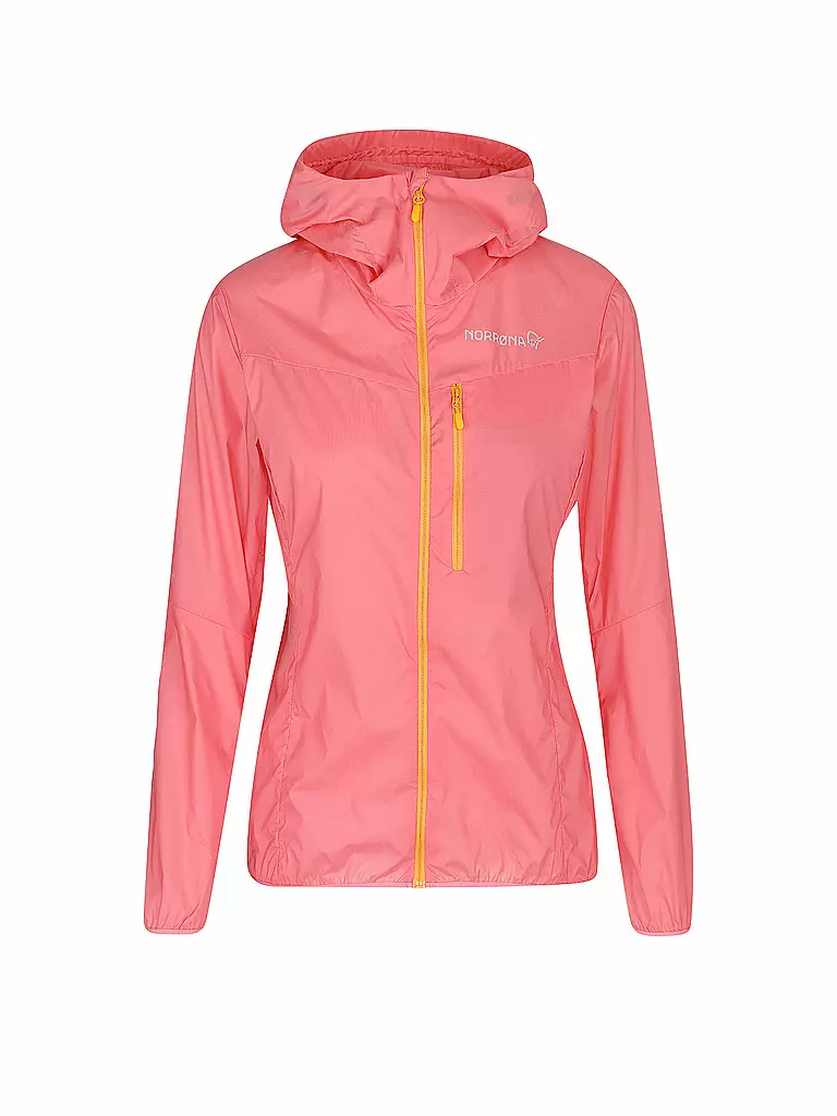 NORRØNA | Damen Windjacke falketind  aero60 Hoodie | pink