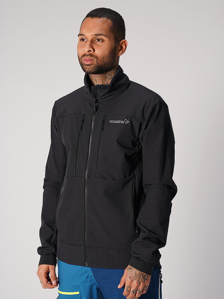 NORRØNA | Herren Touren Fleecejacke trollveggen hiloflex200 | dunkelblau
