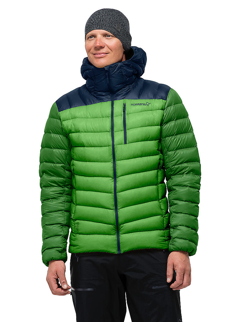 NORRØNA | Herren Tourenjacke lyngen down 850 Hoodie | grün