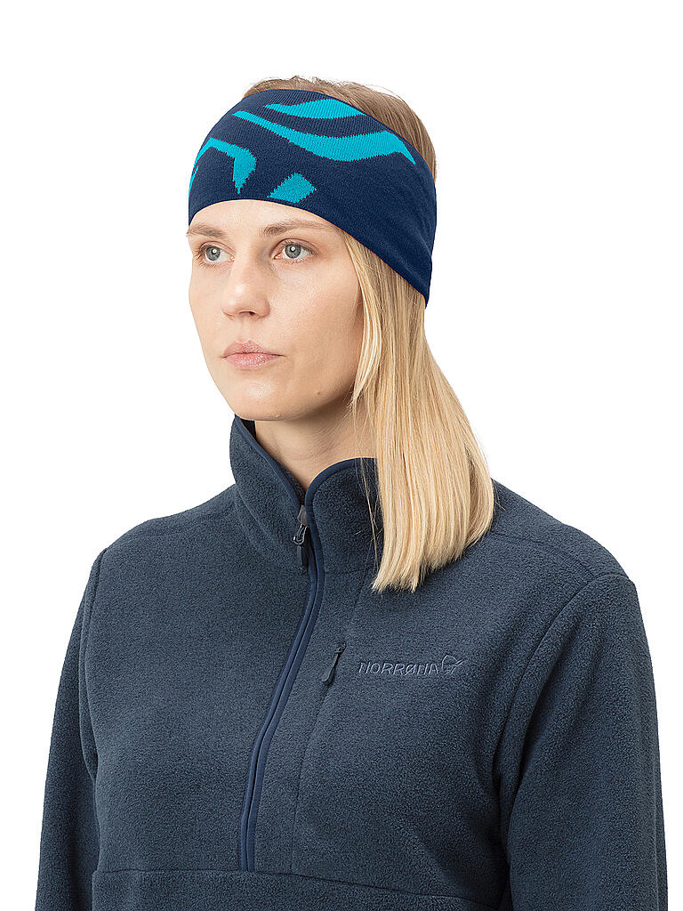 NORRØNA | Stirnband /29 Mega Logo | blau