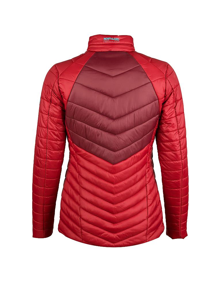 NORTHLAND | Damen Isolationsjacke Anita Microloft | rot