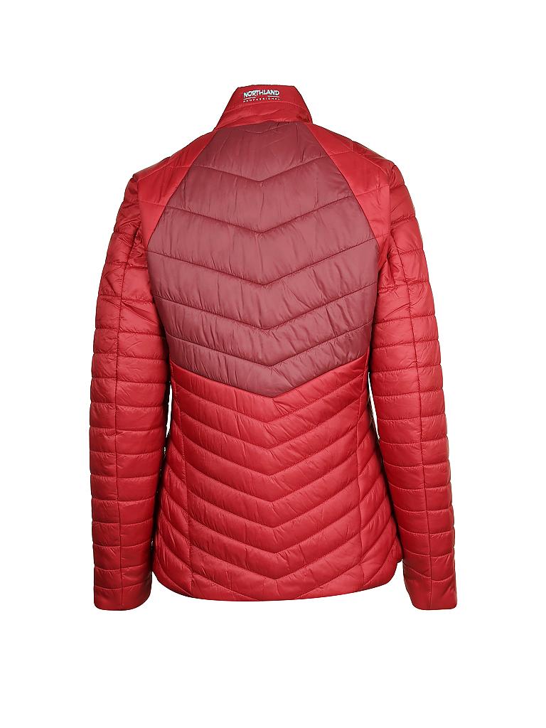 NORTHLAND | Damen Isolationsjacke Anita Microloft | rot