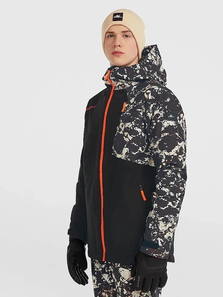 O'NEILL | Herren Snowboardjacke FWC Cruz Block Hoodie | schwarz