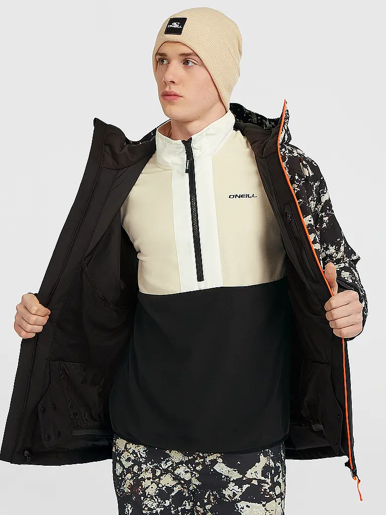 O'NEILL | Herren Snowboardjacke FWC Cruz Block Hoodie | schwarz
