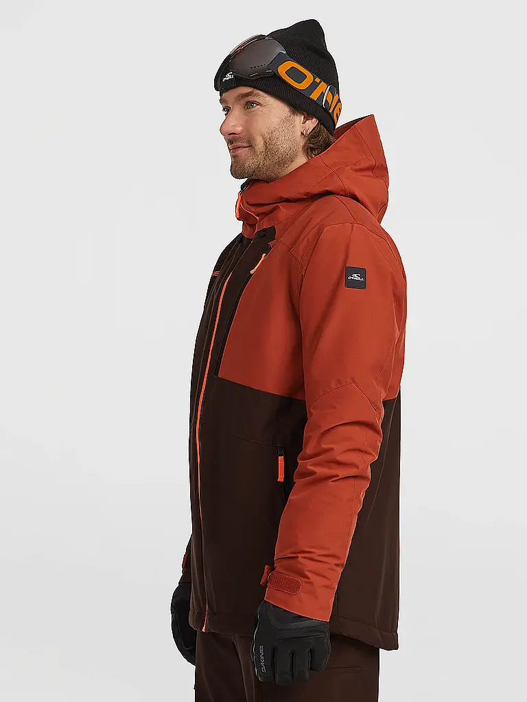 O'NEILL | Herren Snowboardjacke FWC Cruz Block Hoodie | orange