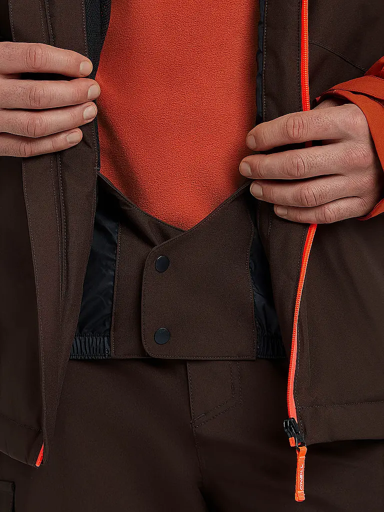 O'NEILL | Herren Snowboardjacke FWC Cruz Block Hoodie | orange