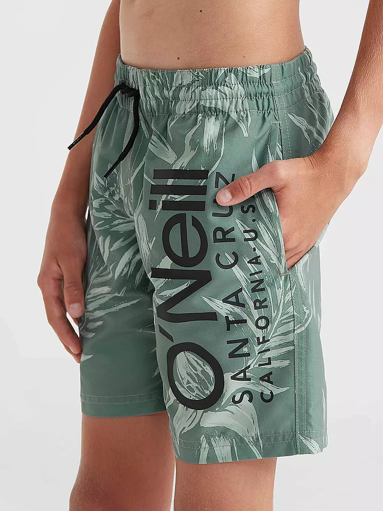 O'NEILL | Jungen Badeshort Mix and Match Cali Floral 14'' | hellgrün