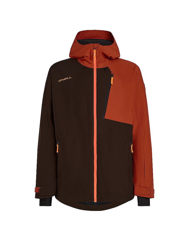 O'NEILL Herren Snowboardjacke FWC Cruz Block Hoodie orange | XL