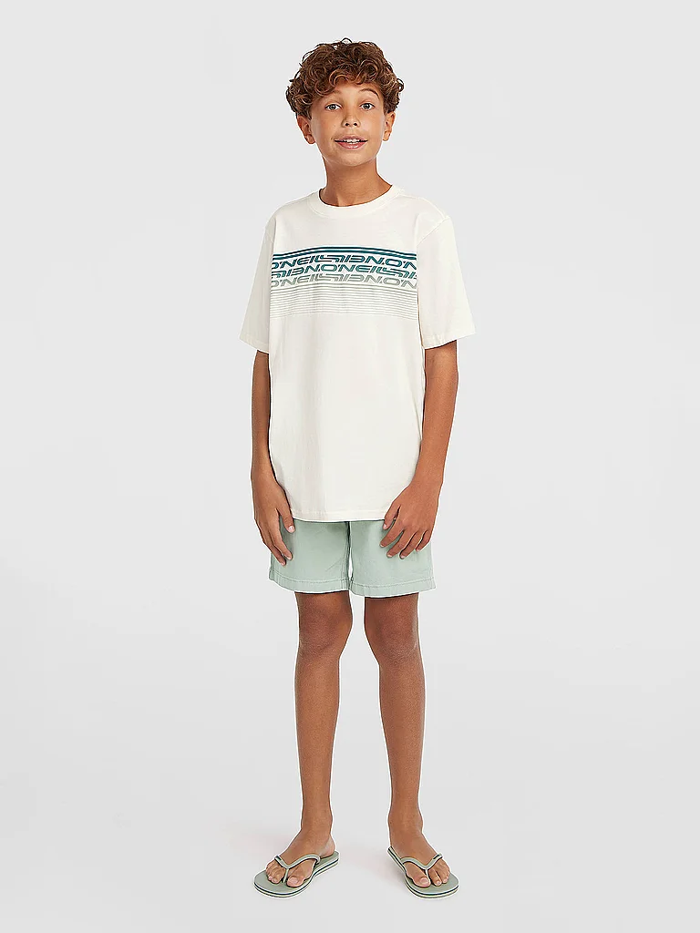 O'NEILL Jungen Beachshirt Logo Stripe weiss | 152 — Bild 3