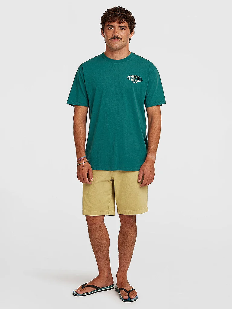 O'NEILL Herren Beachshirt Box Logo dunkelgrün | M — Bild 3