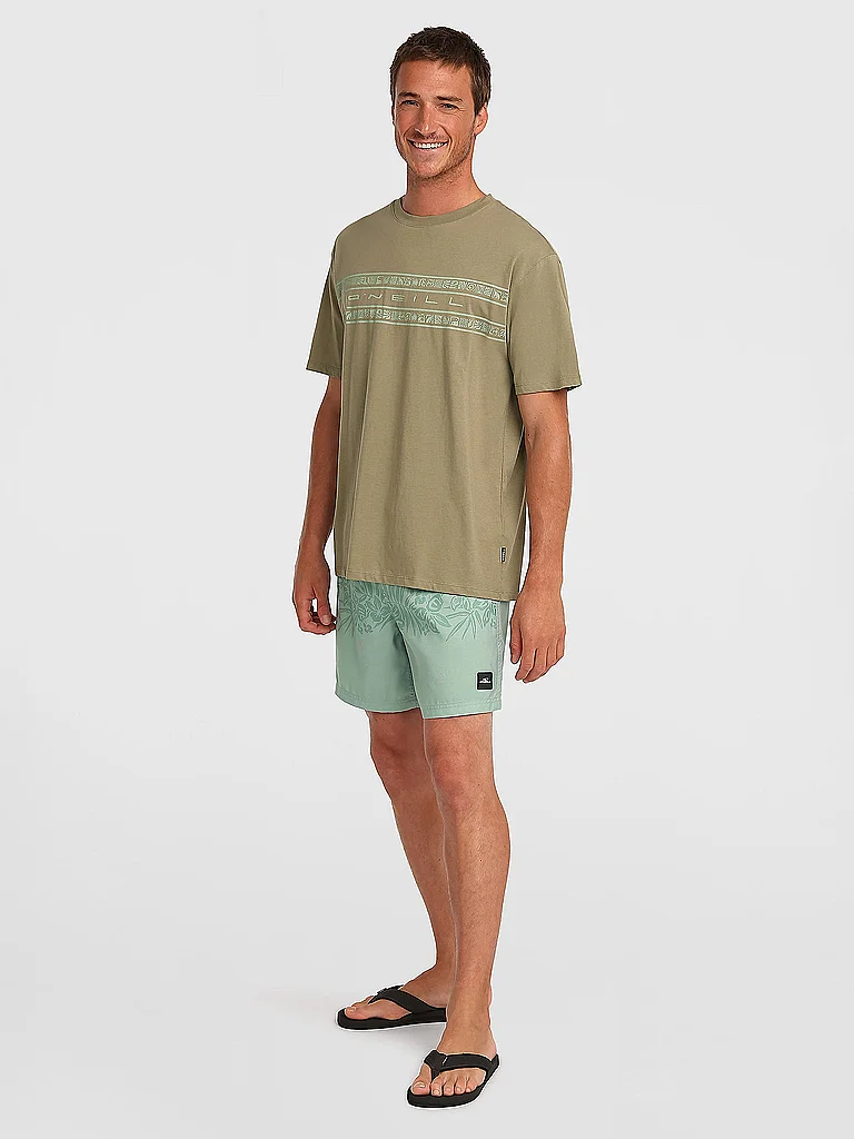O'NEILL Herren Beachshirt Flower Stripe camel | M — Bild 3