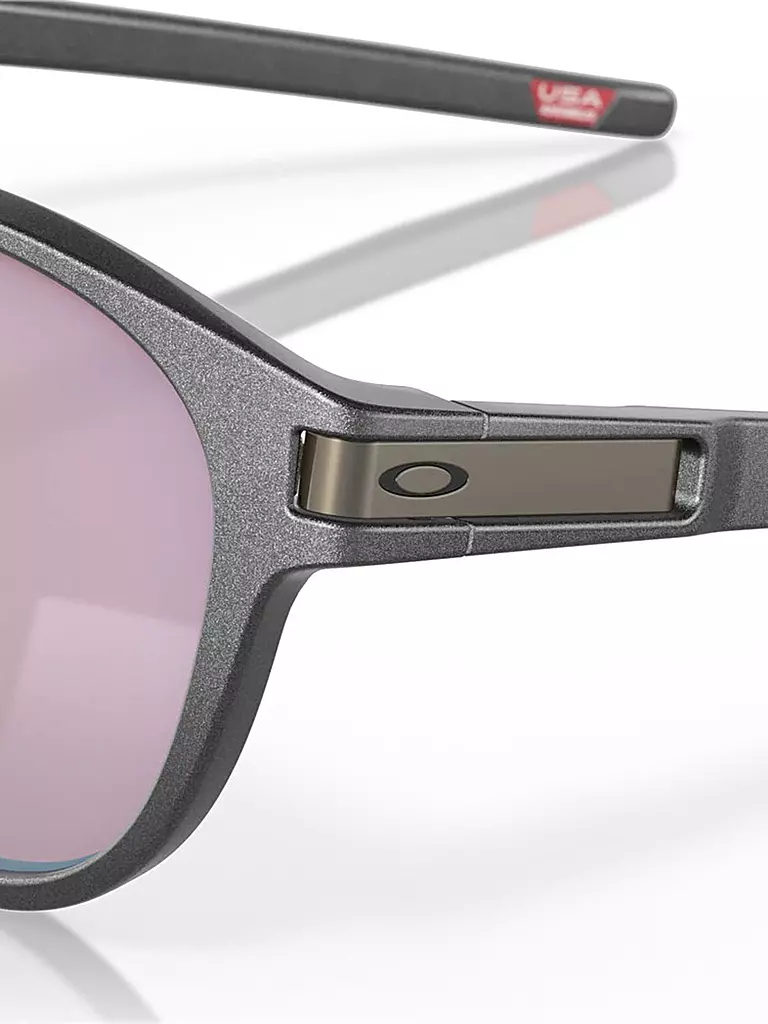 OAKLEY | Sonnenbrille Latch Matt Steel/Snow Sapphire | schwarz