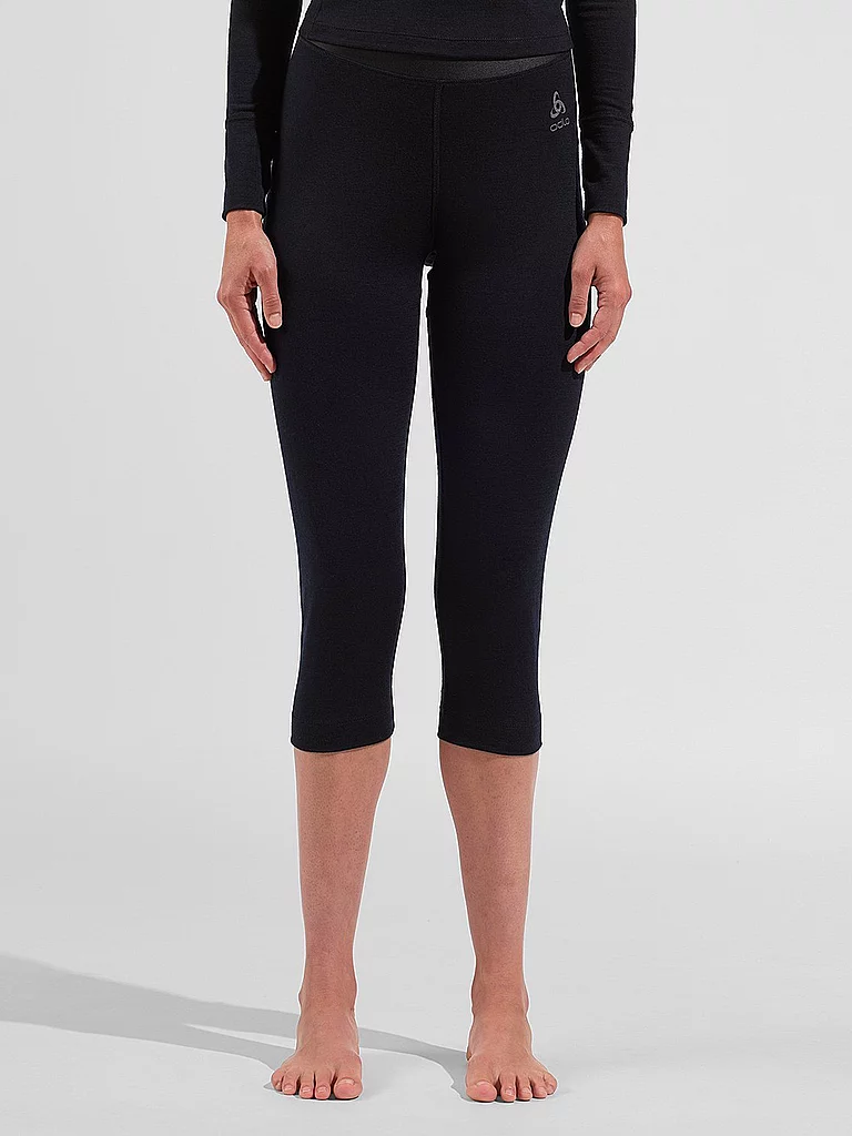 ODLO Damen Hose Merino 200 3/4 schwarz | S — Bild 3