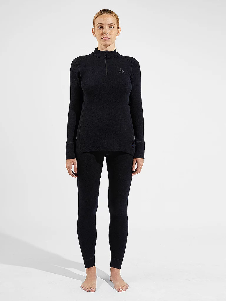 ODLO Damen Unterzieh Tight Natural Merino 260 schwarz | XL — Bild 3