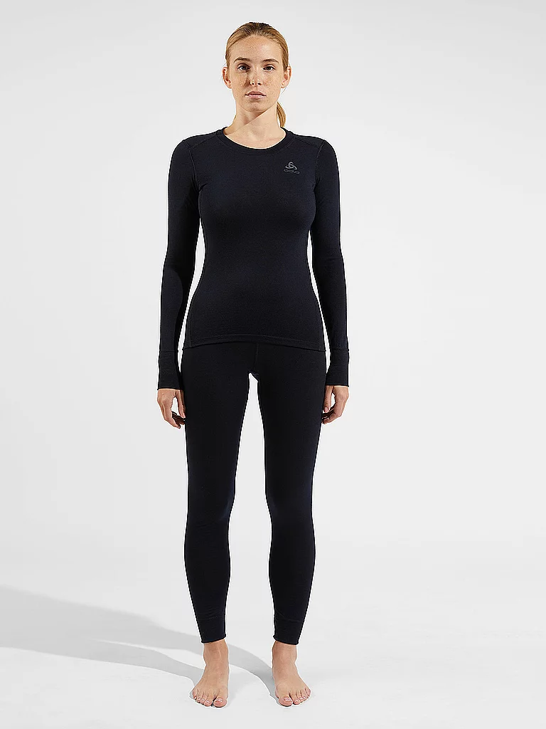 ODLO Damen Unterzieh Tight Natural Merino 200 schwarz | XL — Bild 3
