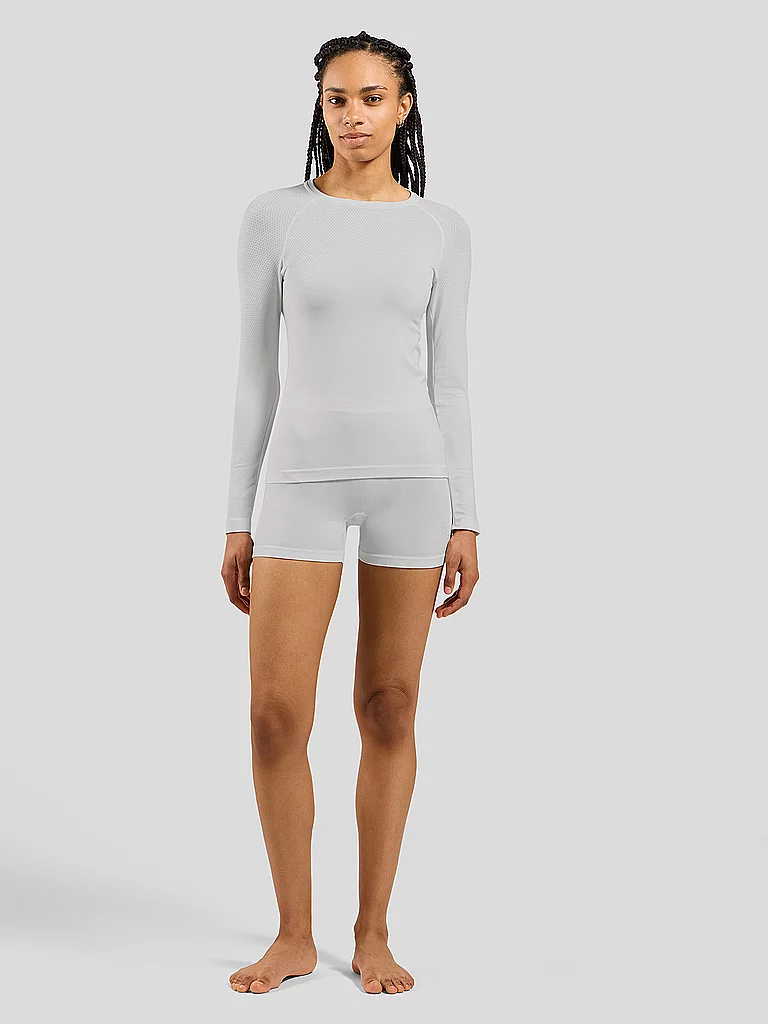 ODLO Damen Laufwäsche Shirt Performance Light Base Layer weiss | M — Bild 3