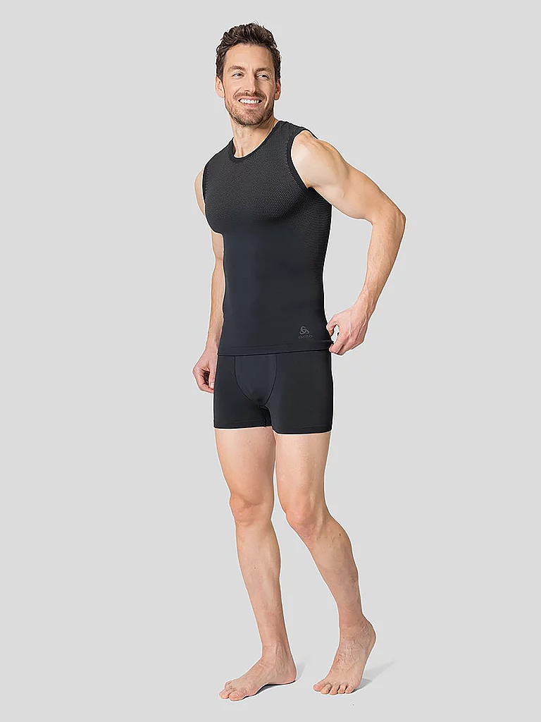 ODLO Herren Laufwäsche Tank Performance Light schwarz | M — Bild 3