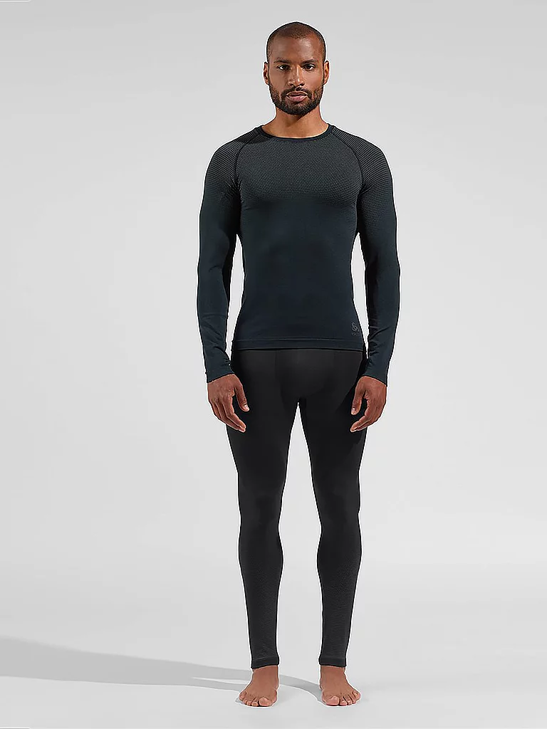 ODLO Herren Laufwäsche Shirt Performance Light Base Layer schwarz | L — Bild 3