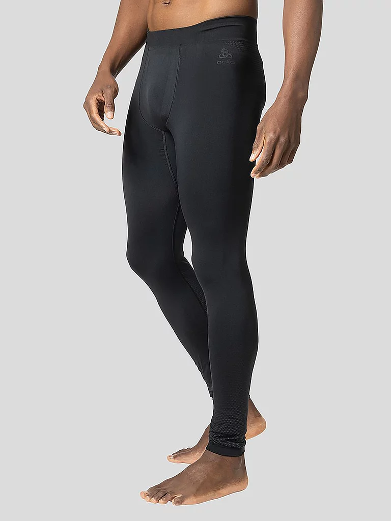ODLO Herren Laufwäsche Tight Performance Light Base-Layer schwarz | M