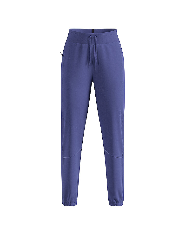 ODLO Damen Langlaufhose Zeroweight Pro Windproof Warm lila | XS