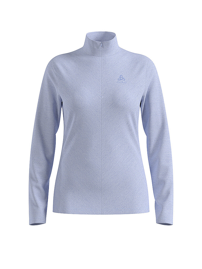ODLO Damen Unterzieh Zipshirt Roy hellblau | S