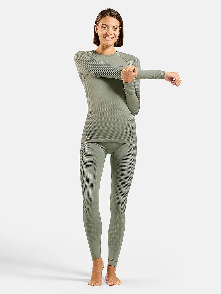 ODLO Damen Funktionsshirt WARM ECO Baselayer grau | L — Bild 3