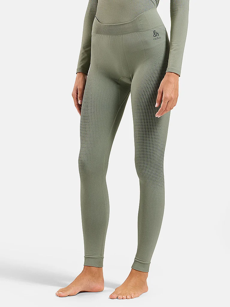 ODLO Damen Funktionshose PERFORMANCE WARM ECO grau | M — Bild 3