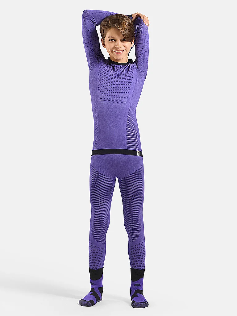 ODLO Kinder Funktionsunterhose Performance Warm lila | 116-128 — Bild 3