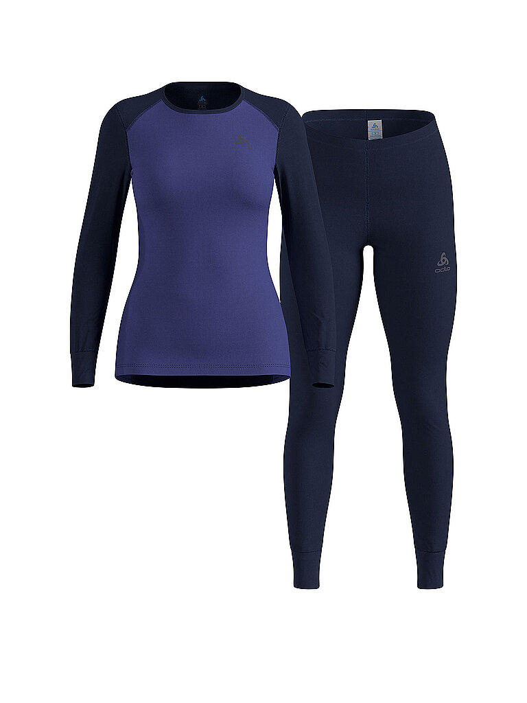 ODLO Damen Funktionswäsche Set ACTIVE WARM ECO dunkelblau | M — Bild 2