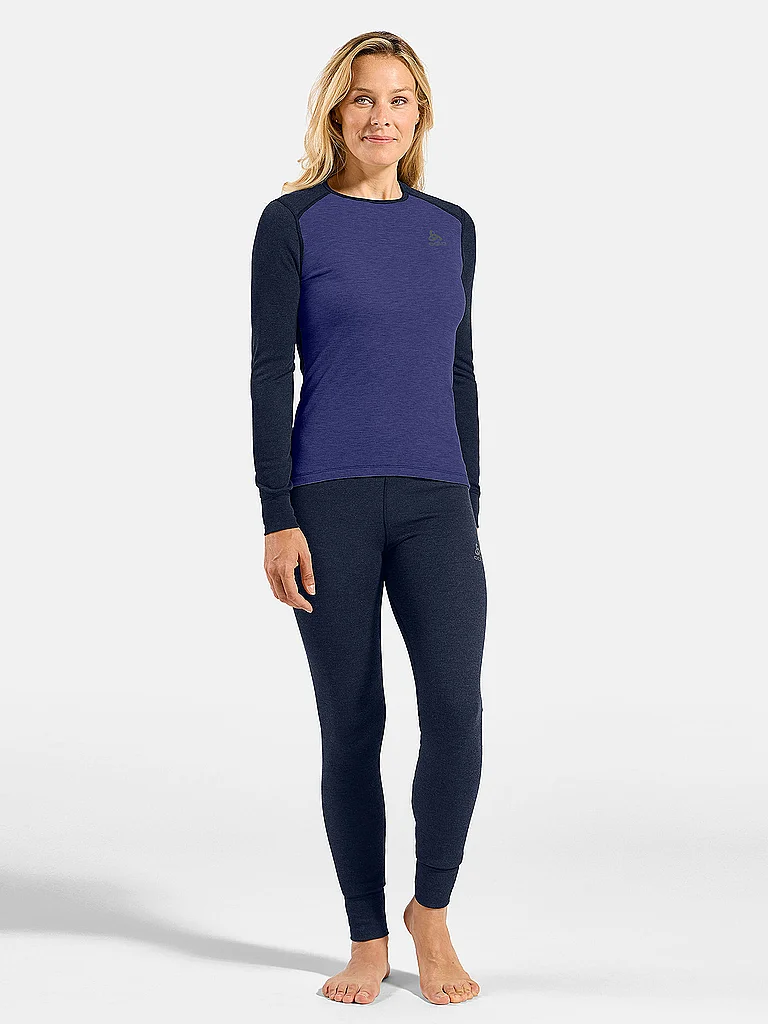 ODLO Damen Funktionswäsche Set ACTIVE WARM ECO dunkelblau | M — Bild 3