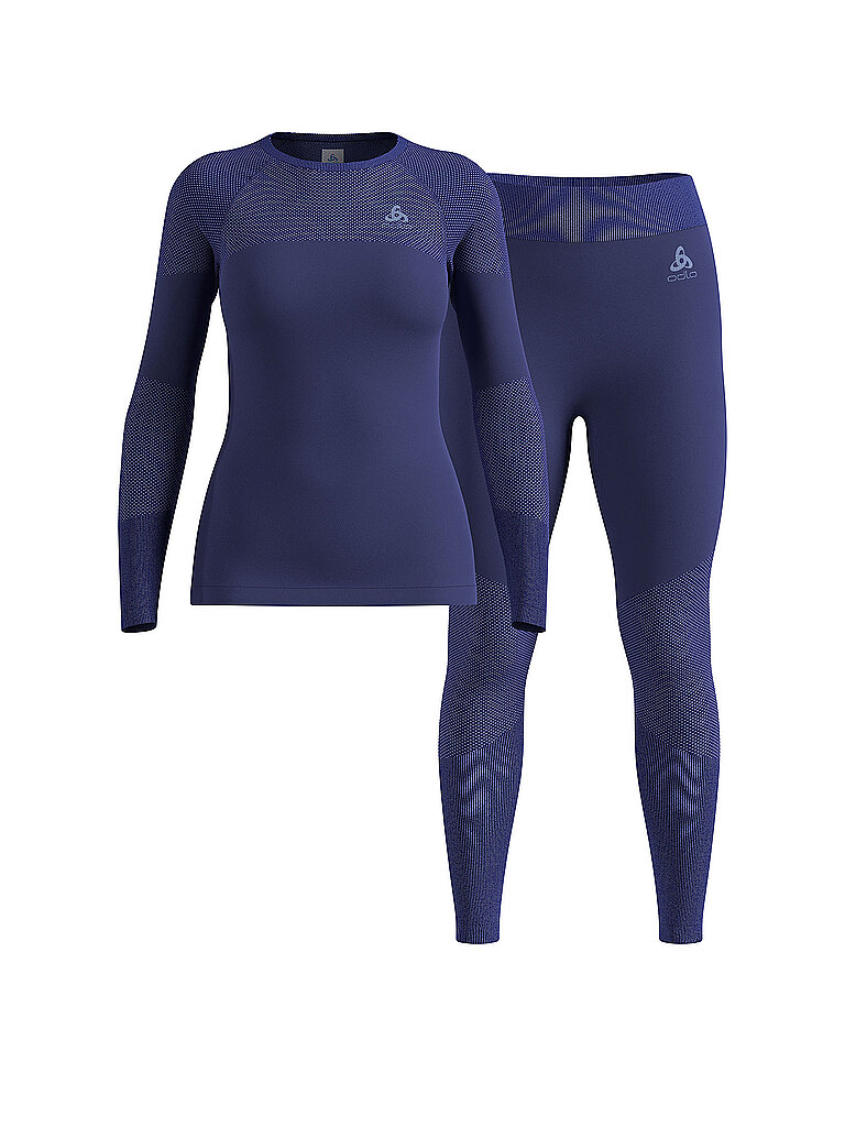 ODLO Damen Unterzieh Set Long Fundamentals Performance lila | M
