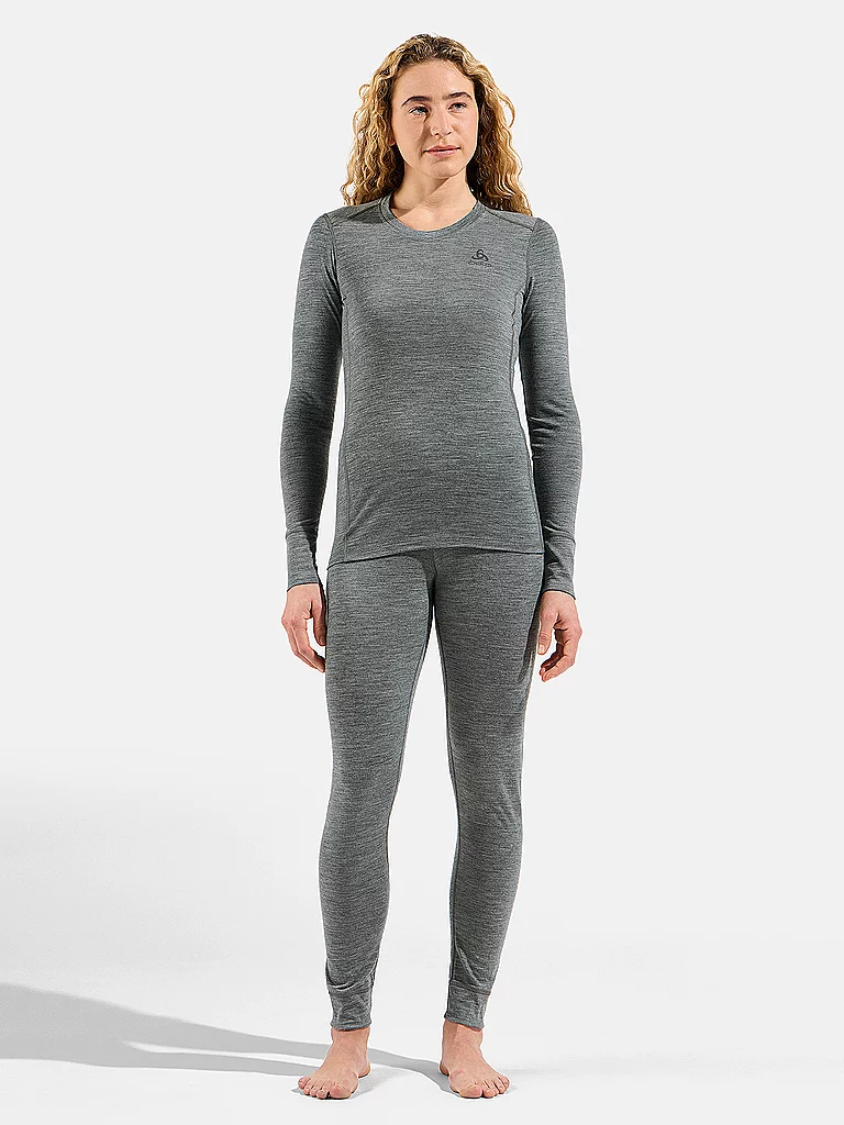 ODLO Damen Shirt Merino 200 grau | L — Bild 3
