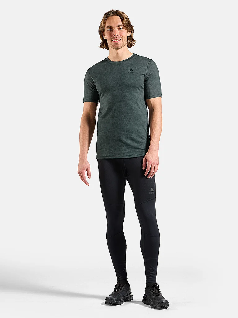 ODLO Herren Shirt Merino 200 dunkelgrün | M — Bild 3