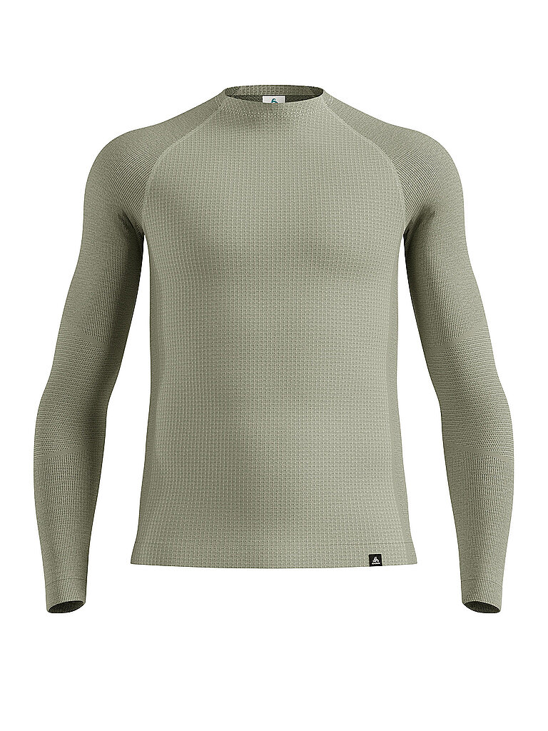ODLO Herren Unterziehsirt Natural Merino 260 1/2 Zip hellgrau | L — Bild 2