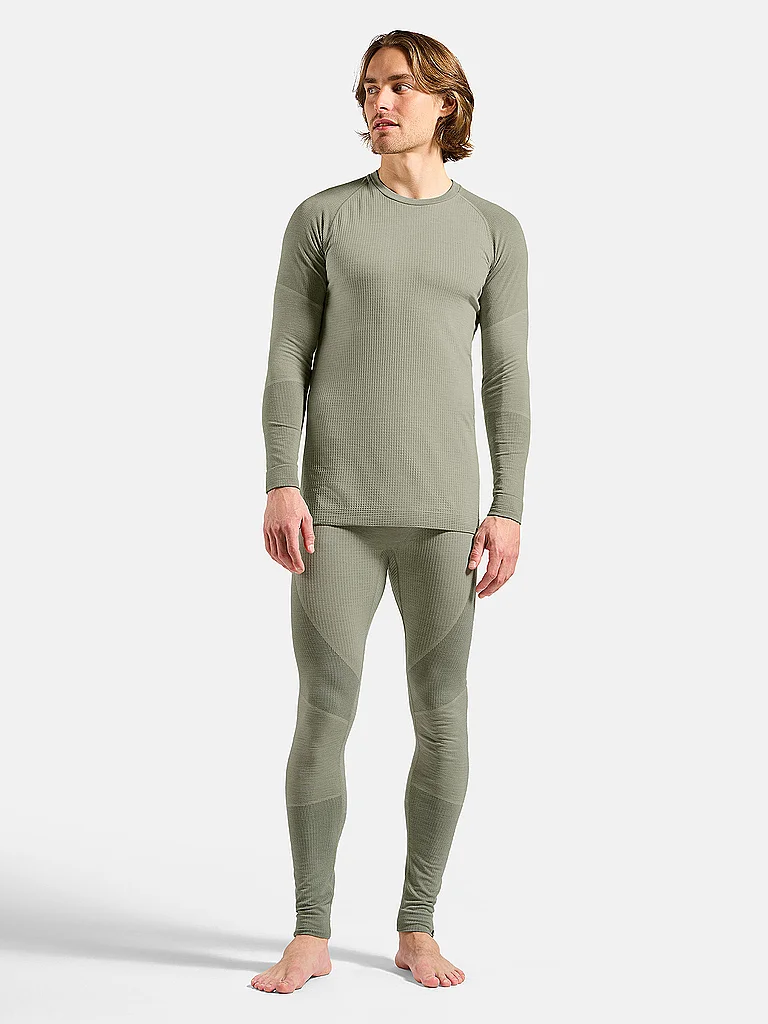 ODLO Herren Unterziehsirt Natural Merino 260 1/2 Zip hellgrau | L — Bild 3