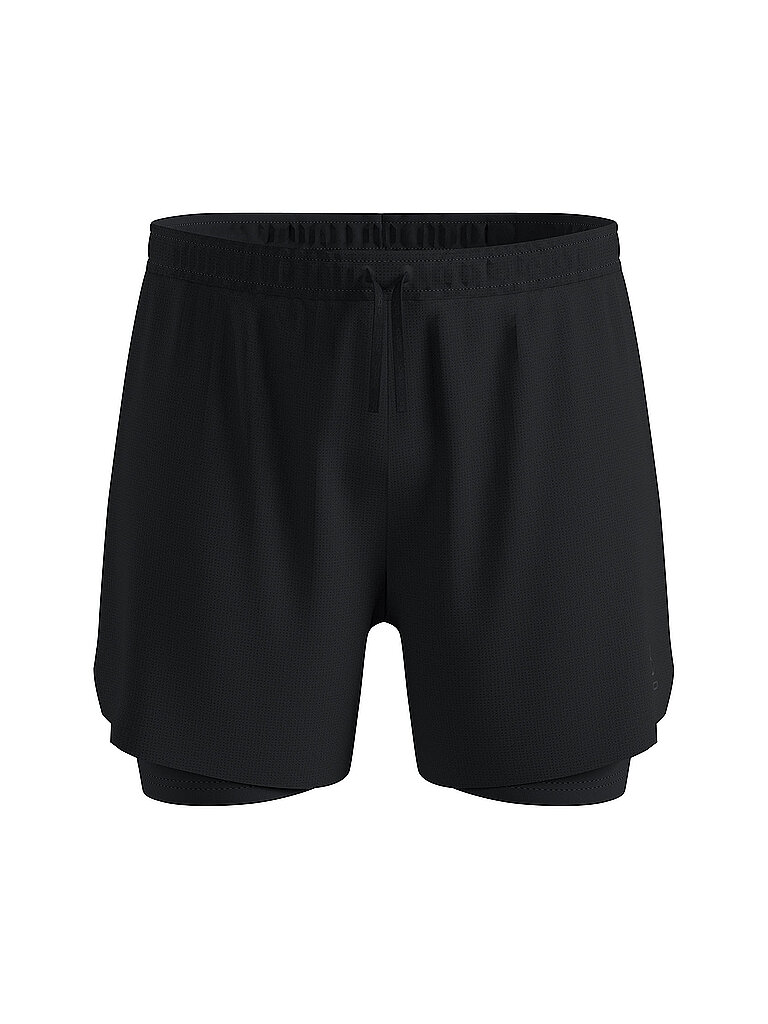ODLO Herren Laufshorts Zeroweight 5inch 2in1 schwarz | S — Bild 2