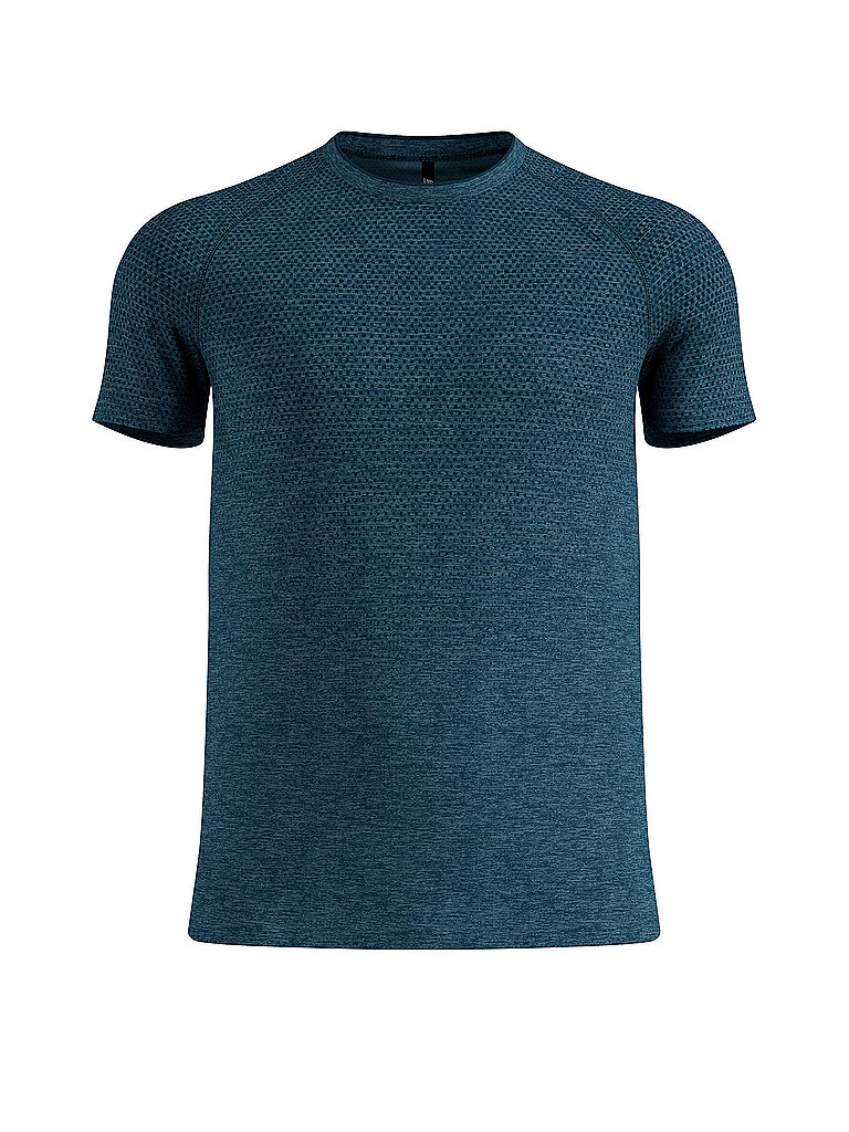 ODLO Herren Laufshirt Essential Seamless petrol | XXL