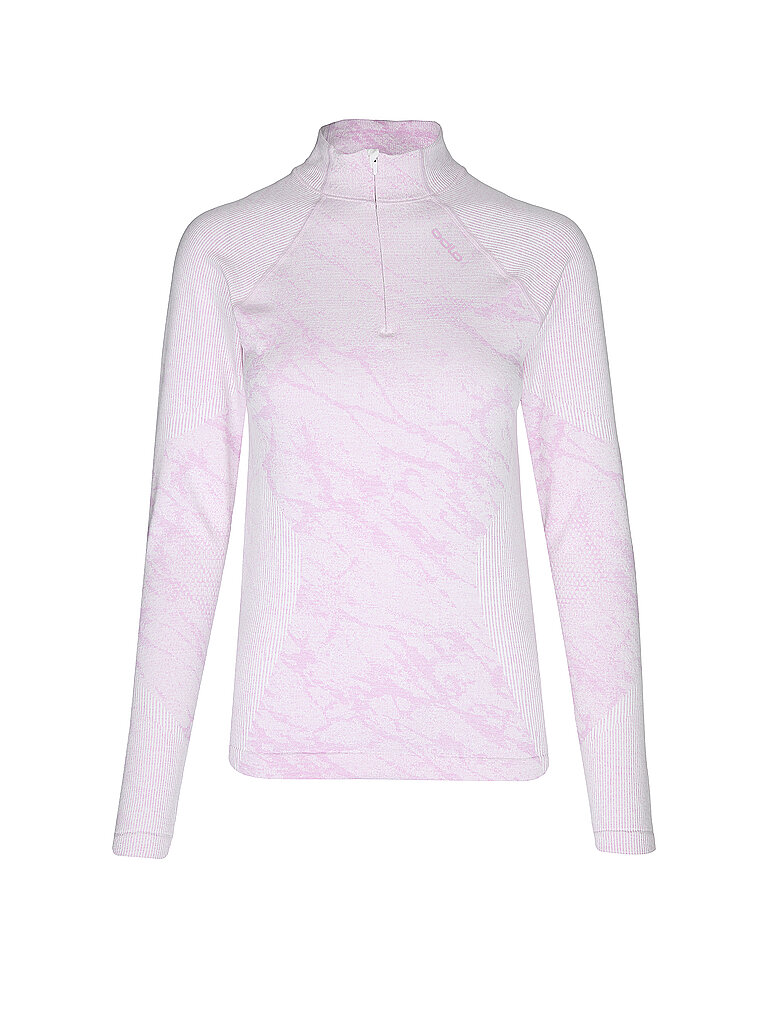 ODLO Damen Laufshirt Performance Warm Blackcomb rosa | S