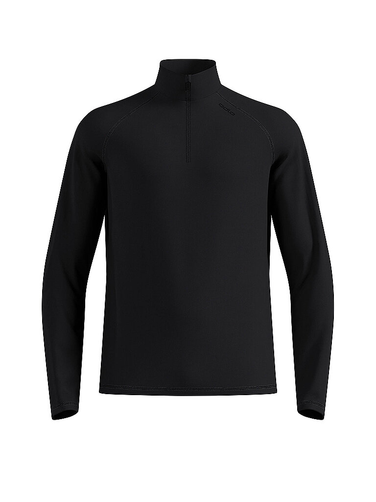 Odlo Herren Unterzieh Zipshirt Essential Warm schwarz