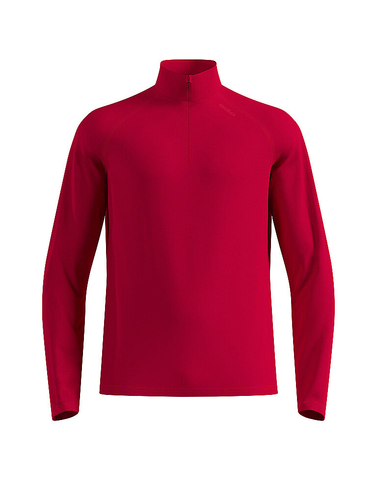 ODLO Herren Unterzieh Zipshirt Essential Warm rot | XL